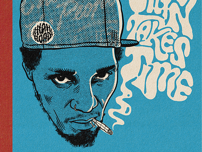 Del del hip hop illustration procreate smoke