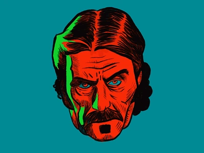 Swidgen! deadwood hbo portrait swearengen