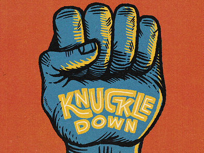 Sound advice fist illustration knuckle typography