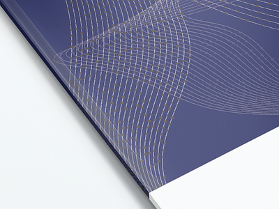Backcover of White Paper abstract blue clean design graphic magazine print whitepaper