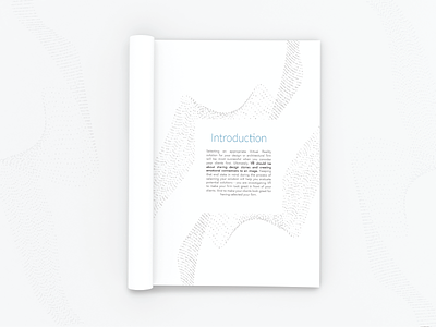 Yulio Whitepaper Design abstract blue clean design graphic magazine print whitepaper
