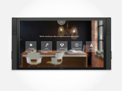 Kiosk Prototype architecture icons interior design microsoft surface hub ui ux visual design vr
