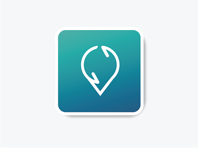 Foreign Exchange App / Logo and App Icon app exchange location logo pin