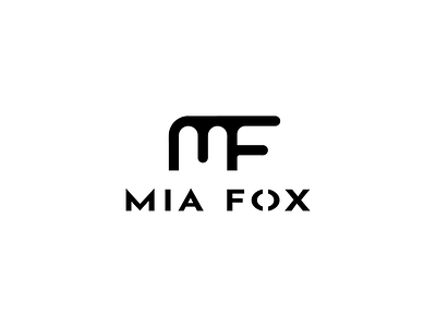 Mia Fox Logo brand and identity branding branding agency fashion logo luxury luxury branding