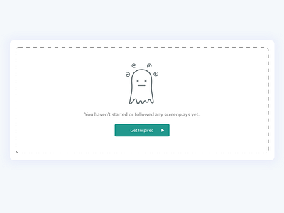 Empty State dashboard ui empty state ghost illustration ui
