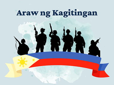 Araw ng Kagitingan araw ng kagitingan branding design graphic design holiday philippines vector