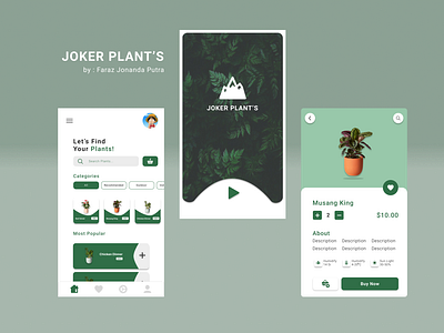 Plant's App - JOKER PLANT'S do what you want ui