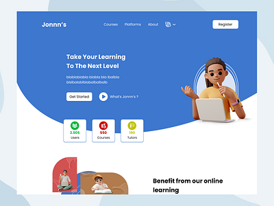 Learning Website - Jonnn's design learning ui ux web