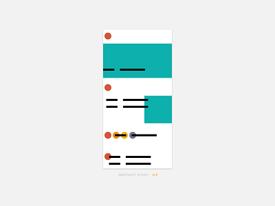 Abstract abstract color composition ui