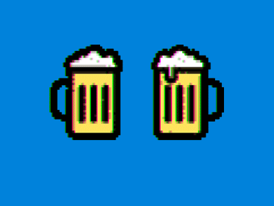 Cheers beer colors game gif happy icons invitation