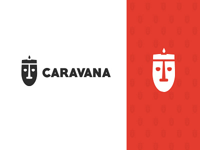 Caravana agency app branding clean design flat graphic graphic design icon logo minimal type