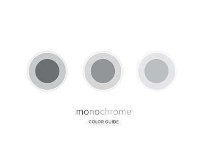 Monochrome Color Guide