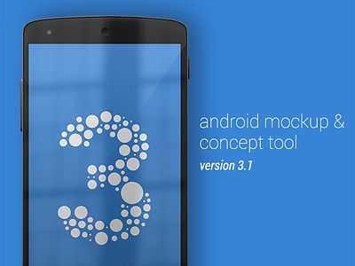 Android Mockup & Conceptool 3.1 is here android apps concept google kitkat mockup photoshop tool