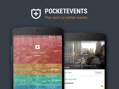 PocketEvents | Hackathon colors events hackathon materialmix pocketevents
