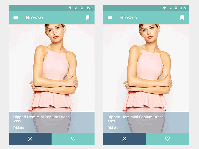 Shoppr Like Animation android animation like material design mcommerce