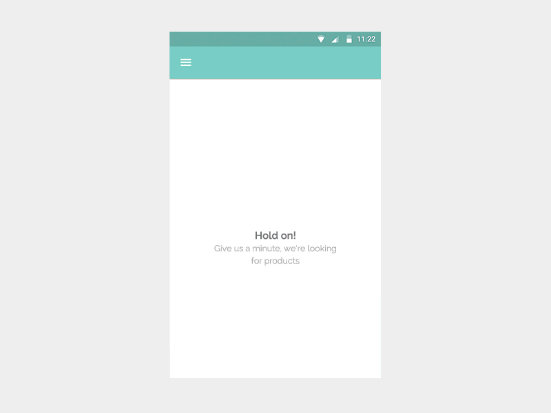 Shoppr Loading Animation android animation material design mcommerce