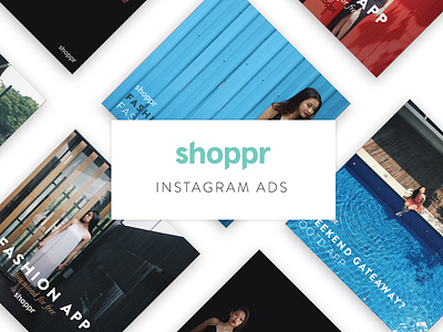 Shoppr Instagram Ads advertisement app facebook fashion fashion app insta instagram ads shoppr ui ux
