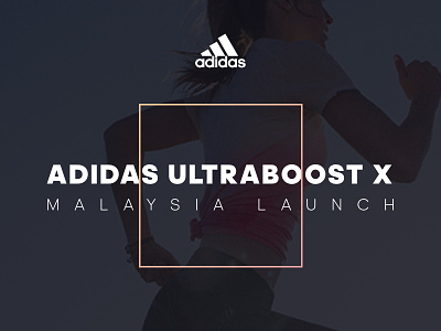 Adidas Ultraboost X - MY Launch adidas landing shoe sports ultraboost x web design web dev website