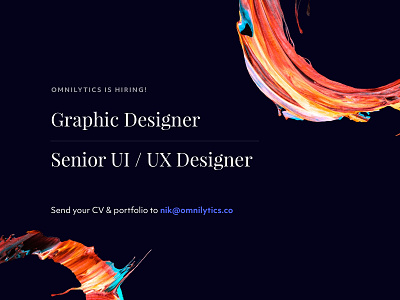 We're hiring! designers graphic design hiring hiring designers job job listing ui ux designer