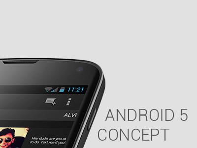 Android 5 Concept android concept ui