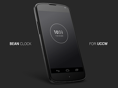 Bean Clock android clock editable jelly bean uccw widget