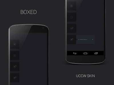 Boxed - UCCW Skin android box dark flat minimal simple uccw