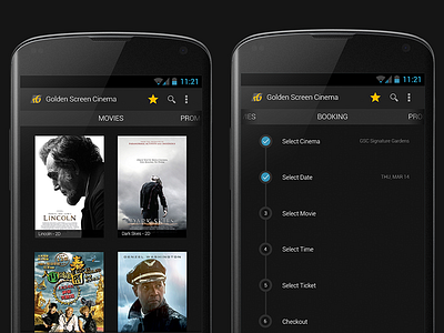 GSC MY [Concept Redesign] android app cinema concept design malaysia redesign