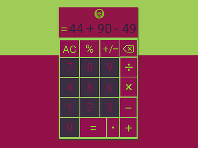Daily Ui 004 Calculator (Joker themed)