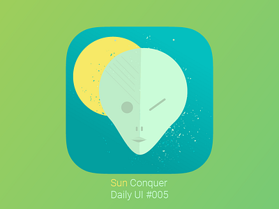 Daily UI #005 App Icon - Sun Conquer app icon daily ui 005 dailyui graphic design icon ios mobile typography ui ui design user interface video game