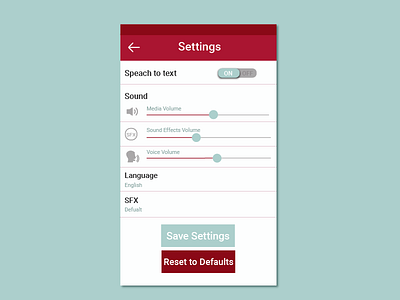 Daily Ui 007 Settings (Sound Settings) daily ui 007 dailyui graphic design icon ios mobile settings sound typography ui ui design user interface