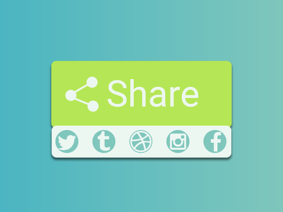 Daily UI 010 Social Share buttons daily ui 010 dailyui graphic design icon ios social share typography ui ui design user interface web design