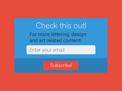Daily Ui 026 Subscribe daily ui 026 dailyui graphic design ios lettering pop up subscribed typography ui ui design user interface web design