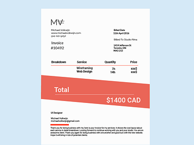 Daily Ui 046 Invoice daily ui daily ui 046 fintech graphic design inovoice layout product design typography ui ux web design