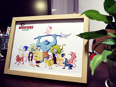 Monsters For Kids drawing illustrator monster