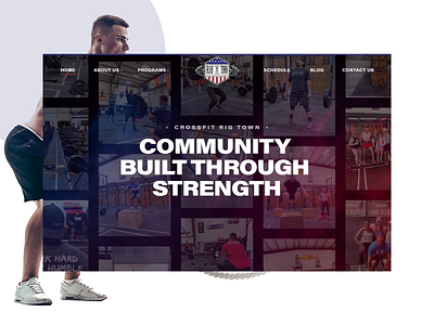 CrossFit Gym Website Design bakersfield bold crossfit crossfit website design fitness gym web design website design