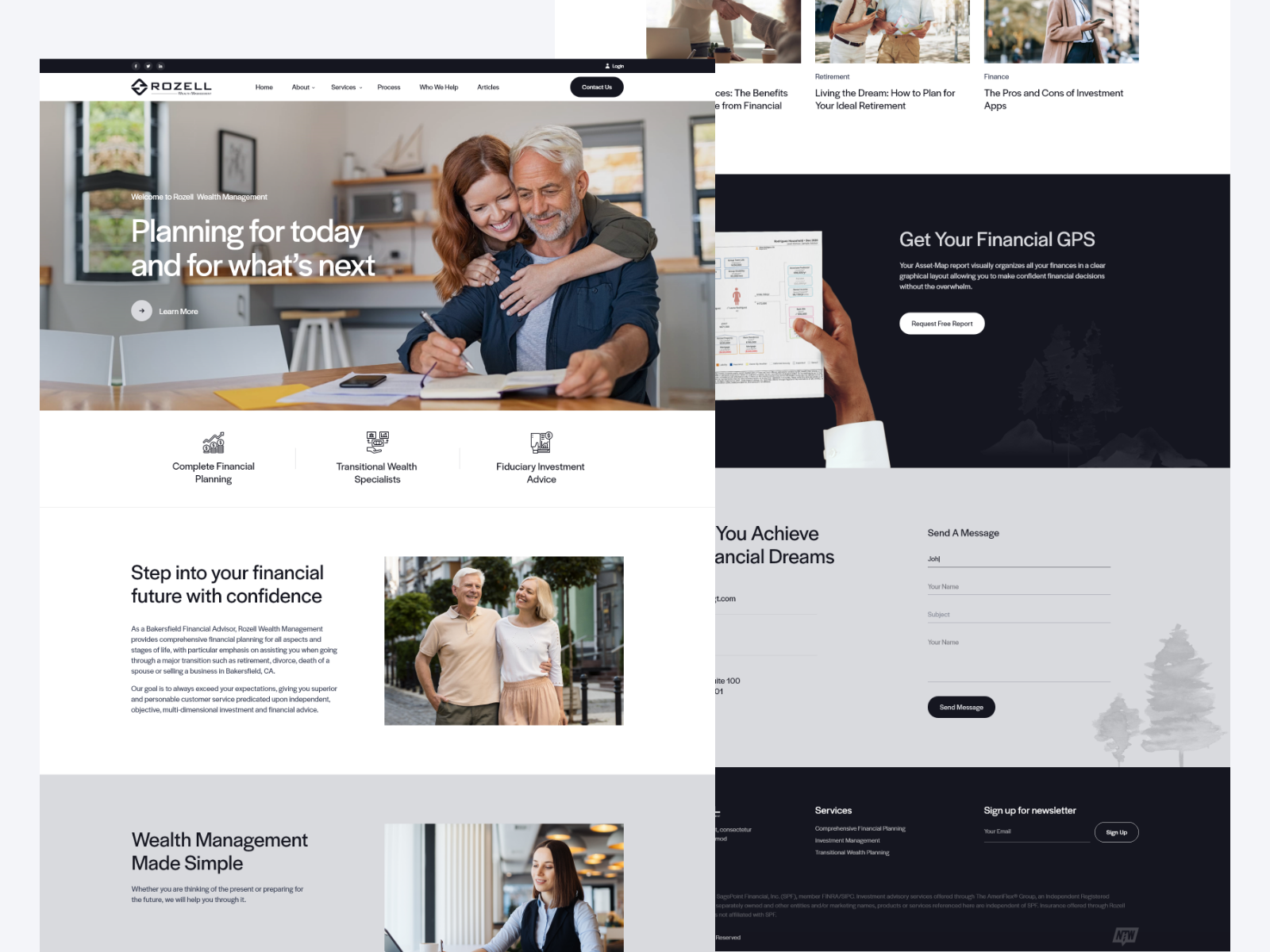 Website Design for a Wealth Management Company by Prashant for