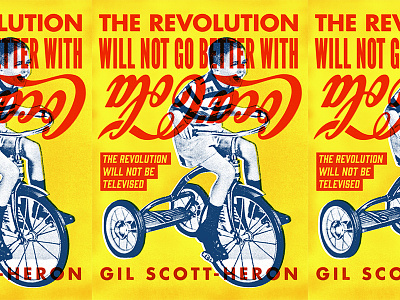 The Revolution Will Not Be Televised futura gil scott heron gin league gothic poster