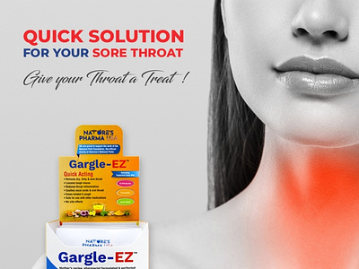 How can anyone get relief from a sore throat instantly?