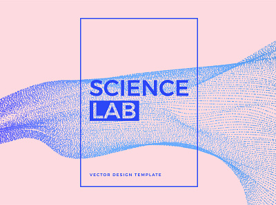 Science lab 1 background design graphic design illustration minimal typography vector