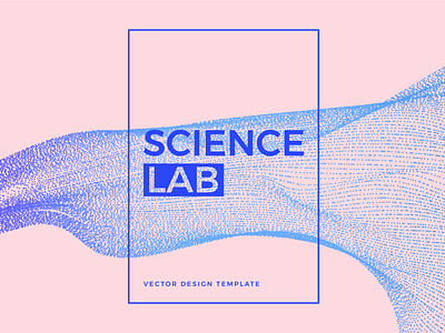 Science lab 1 background design graphic design illustration minimal typography vector