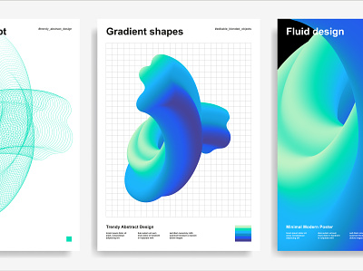 3d flow shapes 3d background design flow gradient graphic design illustration minimal shape typography vector