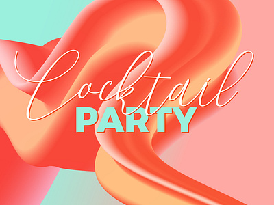 Cocktail party banner