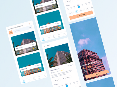 Hotel Booking App Design 🔥