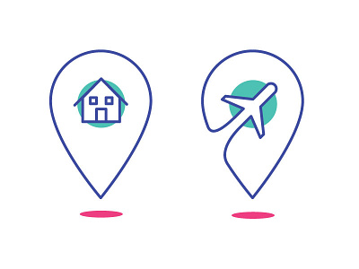 Local + Traveler app home illustration local pin travel traveler