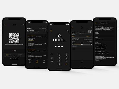 HODL Wallet App app bitcoin btc crypto iphone receive send wallet wallet app