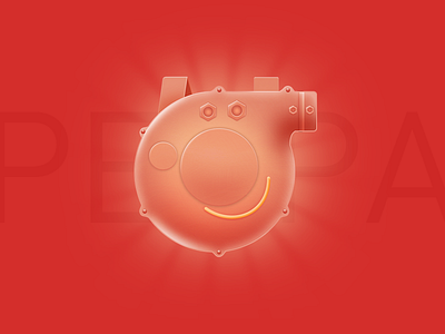 Who is Peppa Pig icon illustration