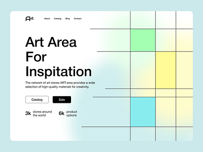 Art Area art design typography ui ux web