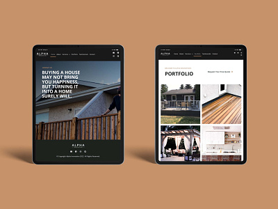 Alpha Innovations design landing page ui ux website website design