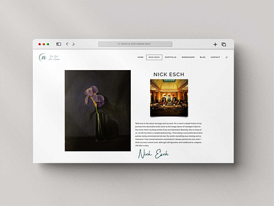 Nick Esch - Art & Design Website