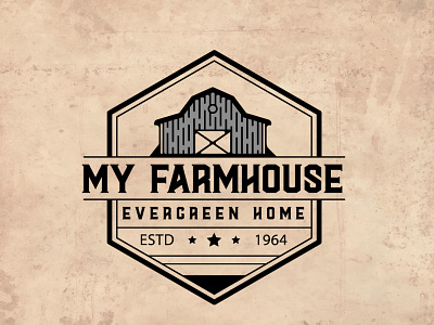 Farmhouse Retro Vintage Logo